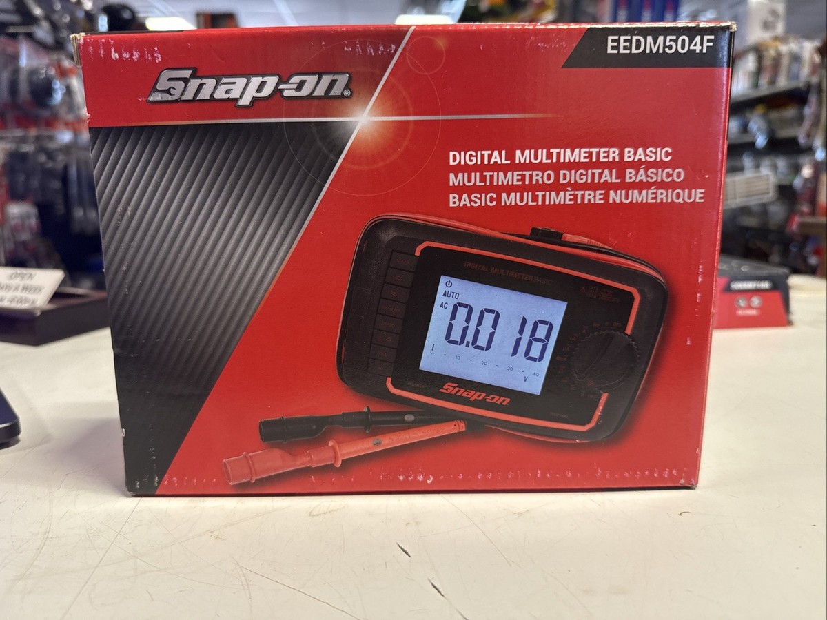 Snap on EEDM504F Basic TRMS Digital Multimeter DMM for sale Snap on EEDM504F Basic TRMS Digital Multimeter DMM for sale