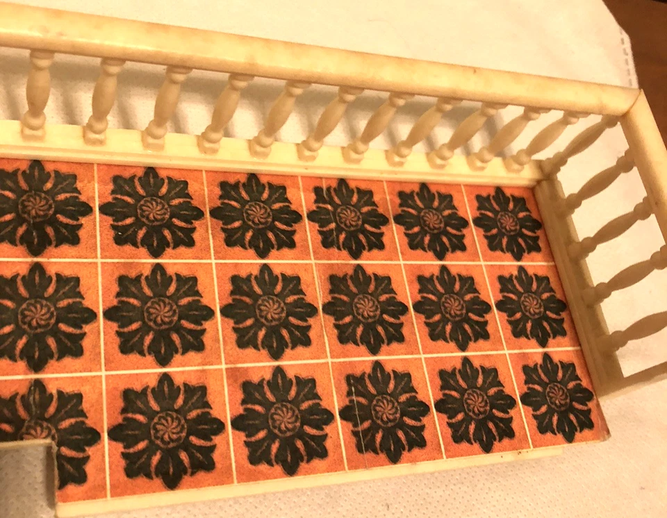 Vintage 1970s  Lundby Gothenburg Dollhouse Balcony - Image 3 of 4