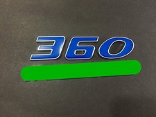 2pcs Chrome Blue 360 Badge Emblem Trim 306 603 630 For Passenger Driver Side 2pcs Chrome Blue 360 Badge Emblem Trim 306 603 630 For Passenger Driver Side