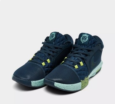 Nike LeBron Witness 8 Armory Navy Green Frost Shoes Men\'s Size 6 FB2239-402 New Amazon.com | Nike Lebron Witness 8 Basketball Shoes (FB2239  main image 2