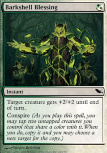 Barkshell Blessing Shadowmoor Moderately Played, English
