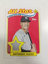 2024 Topps 89 AS Anthony Rizzo Relic Card