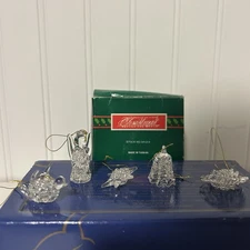 House of Lloyd Christmas Around the World 5 Mini Spun Glass Ornaments