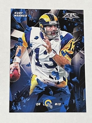 2015 Topps Fire Football #42 - Kurt Warner - St. Louis Rams