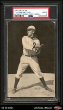 1907 Dietsche Detroit Tigers Postcards Ty Cobb xN VARIATION HOF PSA 2 - GOOD