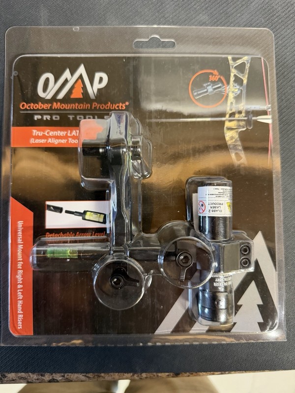 October Mountain Tru Center Lat Laser Alignment Tool Black