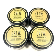 American crew Molding Clay High Hold Medium Shine 3oz Apiece NEW Lot Of 4