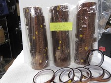 Kapton 3/8 X 36 YDS Polyimide High Temperature Tape, 1 bag 30 rolls NEW