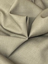 $38 for 2 Yards Real 100% Wool Fabric Suiting, Plain Weave Heather Fabric