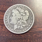 1894 O Morgan Silver Dollar $1 Circulated Coin 0.9 Fineness Business Strike