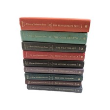 A Series of Unfortunate Events Hardcover Lot 9 First Edition Snicket 1-7 11 12