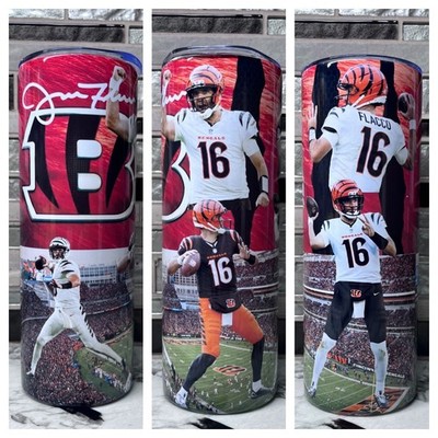 Joe Flacco 20oz Tumbler Stainless Steel Insulated Mug Gifts for Bengals Fan