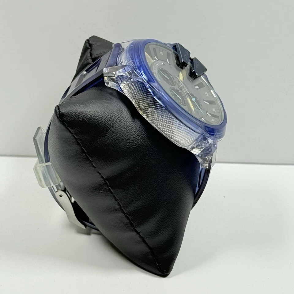 Diesel Mega Chief DZ4487 Chronograph Gray Dial Rubber Band Men's Watch - Image 3 of 4