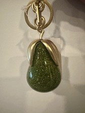 Authentic NWT COACH Pear Bag Charm Keychain Rare to Find