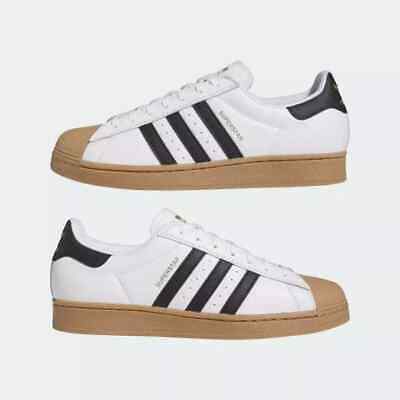 Size 12 - adidas Superstar ADV White Black Gum for sale Size 12 - adidas Superstar ADV White Black Gum for sale