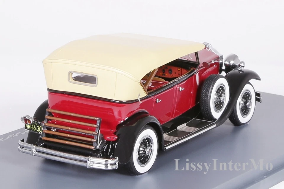 Packard 733 Straight 8 Phaeton 1930 Tourster rot/schwarz Neo 1:43 NEU/OVP 44630 - Bild 4 von 4