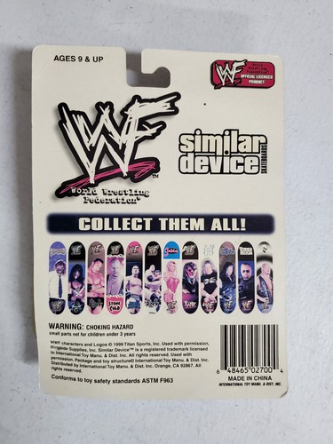 ⭐️ 1999 WWF Collector Series Fast Action Mini-Skateboard Mankind - NOC - Picture 2 of 2