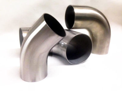 Codo De Acero Inoxidable De 2.5 Pulgadas De 90° - 1.2 Mm 18GA/0.04