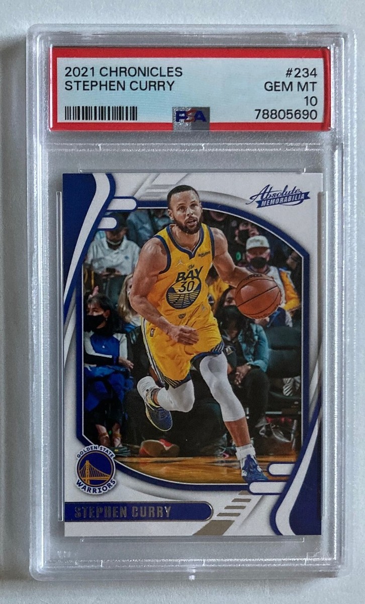 2021 Panini Chronicles Basketball Stephen Curry Card #234 PSA GEM
