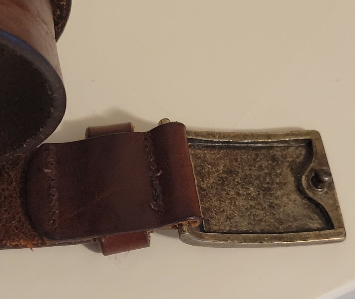 Vintage Esprit Belt 100% Cuoio Leather Made in Italy Size 70 