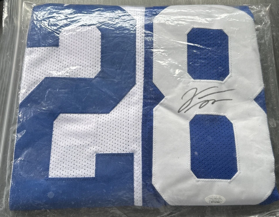 JONATHAN TAYLOR Autographed INDIANAPOLIS COLTS Jersey Home/Away (JSA) - Image 2 of 4