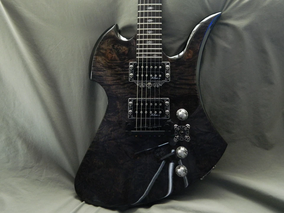 7 PIEZAS DE CALAVERA para guitarra bc rich mockingbird anillos pu perillas interruptor y cubiertas de conector Foto 2 de 4