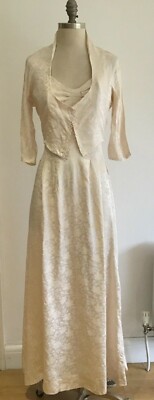 40er/50er Jahre Hochzeit/Abendkleid & Bolero Sakko, Achsel zu Achsel 17'' ca.