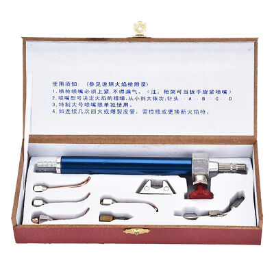 Gas Torch Jewelry Welding Soldering Melting Making Tool Kit with Torch Tips 