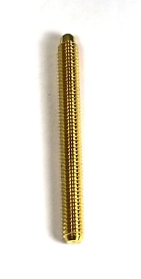 (1) 5/16 - 18 Brass Pool Cue Joint Pin - Polished Bullet Nose
