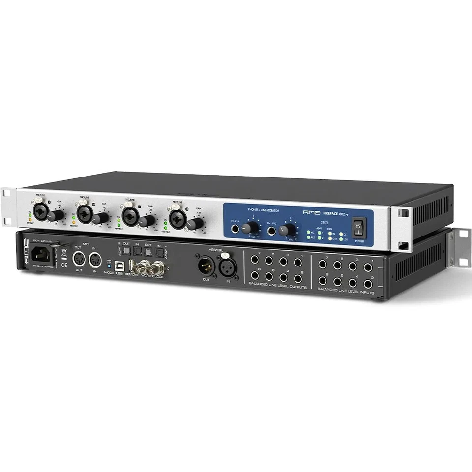 RME FireFace 802 FS 60-Channel 192 kHz High-End USB 2.0 Audio Interface - Image 2 of 4