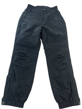 Vintage Nordica Snow Pants Size 10 Womens Black Ski Snowboarding