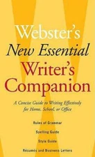 Webster's New Essential Writer's Companion: A Concise Guide to Writing Ef - GOOD