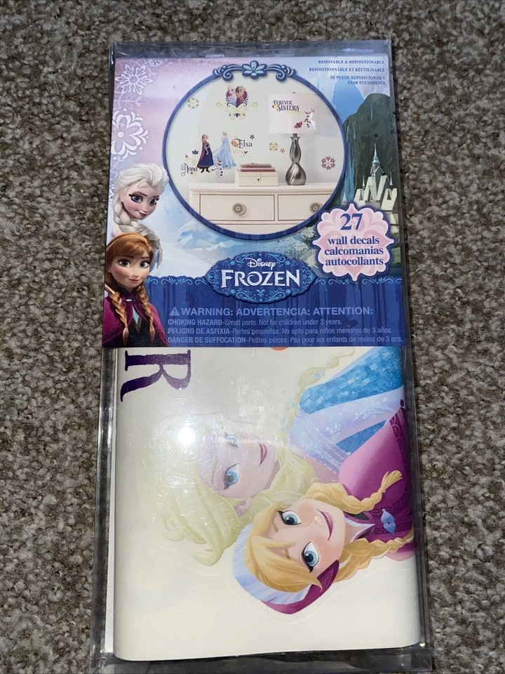 Disney Frozen Spring Peel & Stick Wall Decals Anna Elsa Nursery Wall ...