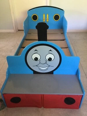 thomas the train bed with toy box attached