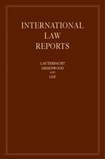 International Law Reports Volume 161 Hardcove...