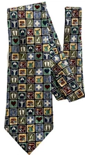 MCR AMERICAN PHARMACEUTICALS MEDICAL SALES REP MEDICINE NECK TIE 56" LONG