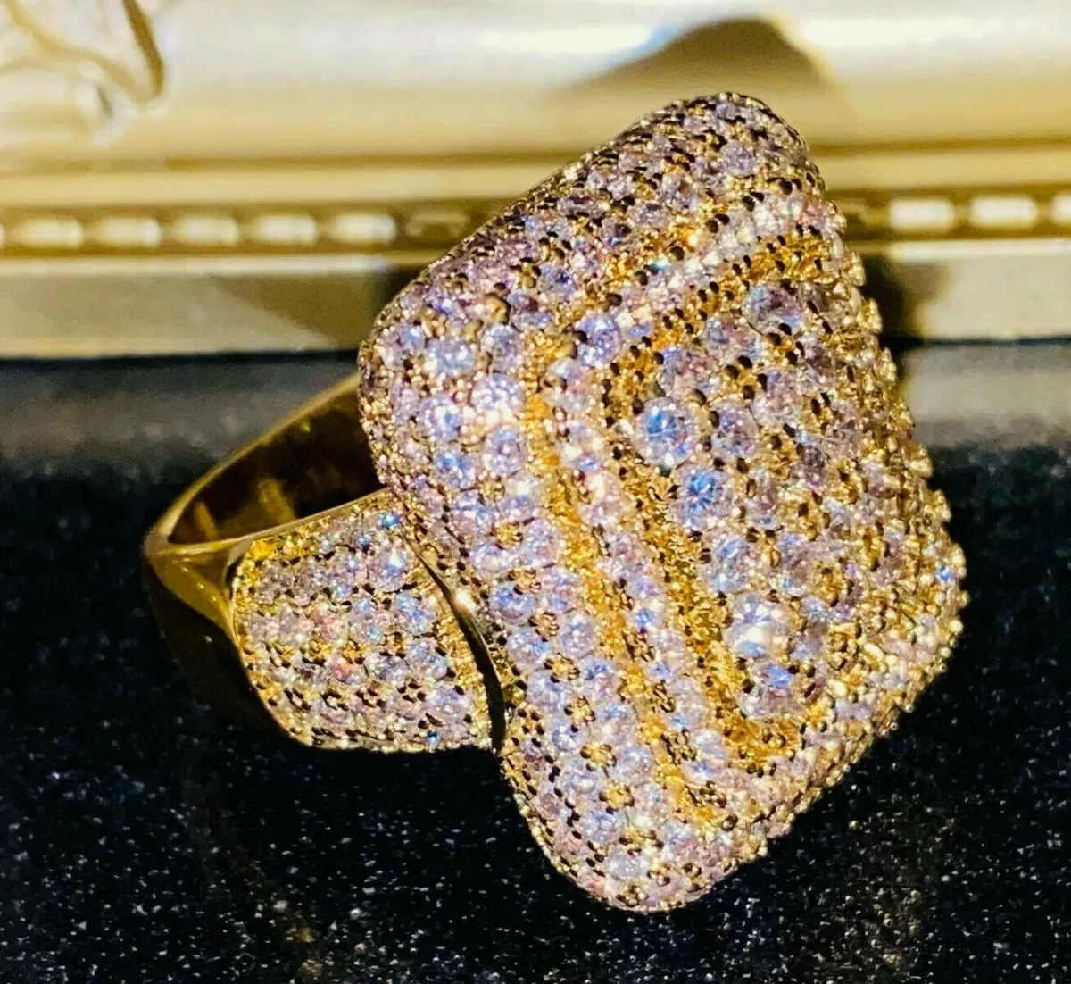 Cz sale pinky ring