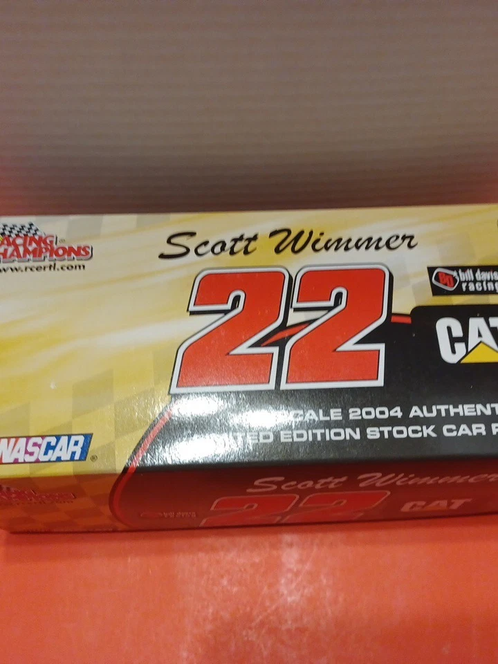 Scott Wimmer Racing Champions Authentics 2004 1/24 CAT Diecast Nascar NUEVO Foto 2 de 4