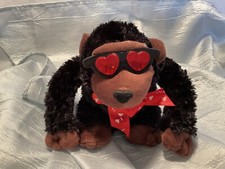Stuffed Animal Plush Valentine Monkey DanDee collectors choice