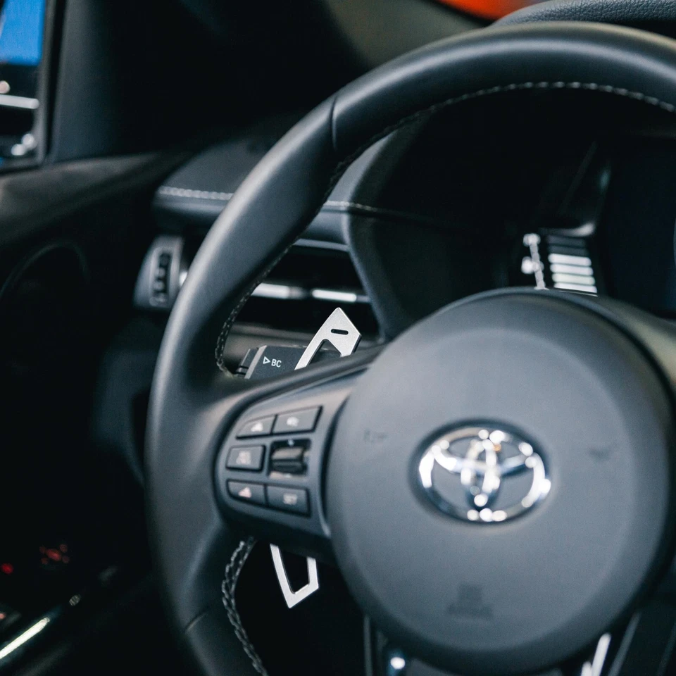 Titan Motorsports Billet Shifter Paddles fit Toyota MKV/A90 Supra - Black - Image 3 of 4