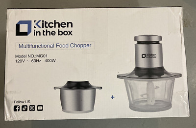 Kitchen in the Box Food Processor 400W Meat Grinder & Chopper