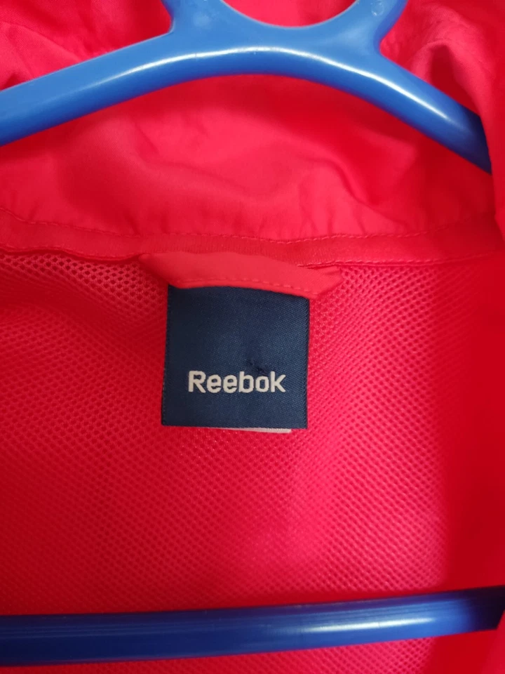 Reebok Rosa Mujer Alta Visibilidad Correr Ciclismo Deportes Chaqueta Mangas Talla UK M Cremallera Foto 3 de 4
