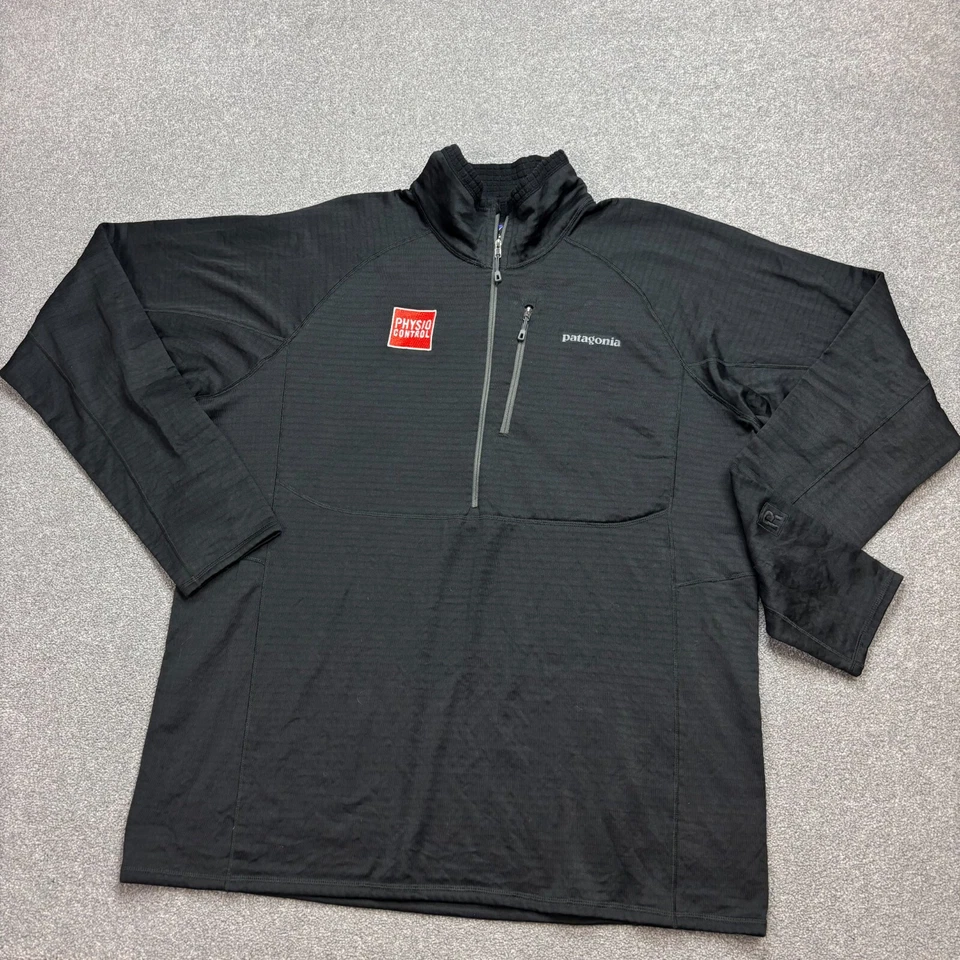 Pull Patagonia polaire adulte X grand noir R1 régulateur Polartec pull homme - Photo 2/4