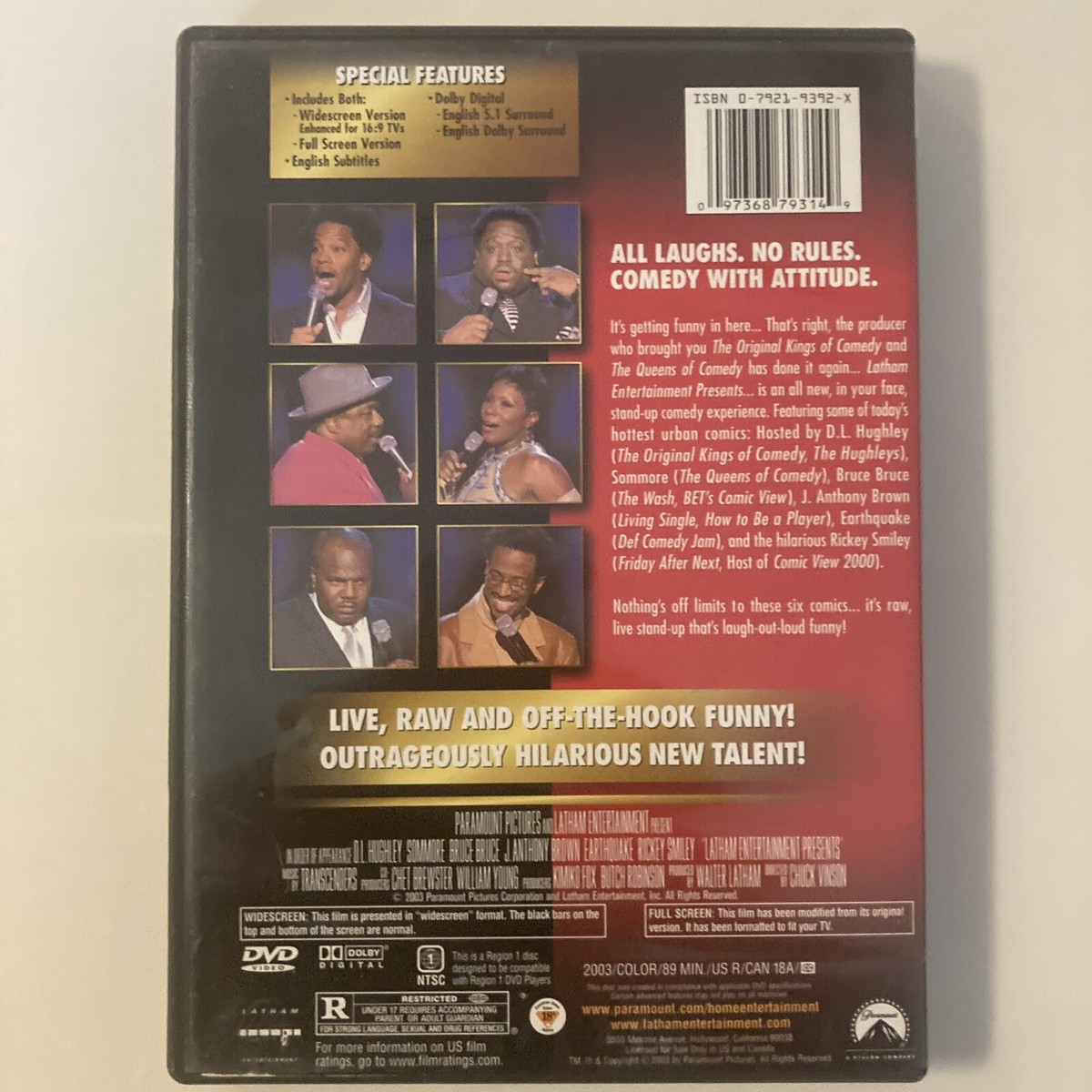 Latham Entertainment Presents: An All New Comedy DVD, Hughley