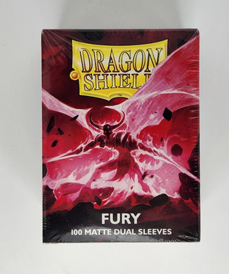 Matte Dual Fury Dragon Shield Sleeves Standard Size 100 Ct