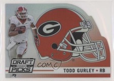 2015 Panini Prizm Collegiate Draft Picks Helmet Die-Cut Todd Gurley II #44 0f6