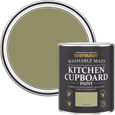 Rust-Oleum Green Kitchen Cupboard Paint in Matt Finish - Sage Green 750Ml