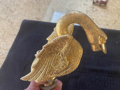 Vintage Authentic 1980's Sherle Wagner Swan Spout Only
