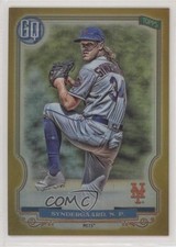 2020 Gypsy Queen Box Topper Chrome Gold Refractor 17/50 Noah Syndergaard #83 u6m