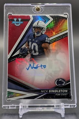 2022-23 Bowman's Best University Best of 2022 Autograph Nick Singleton /10 RC
